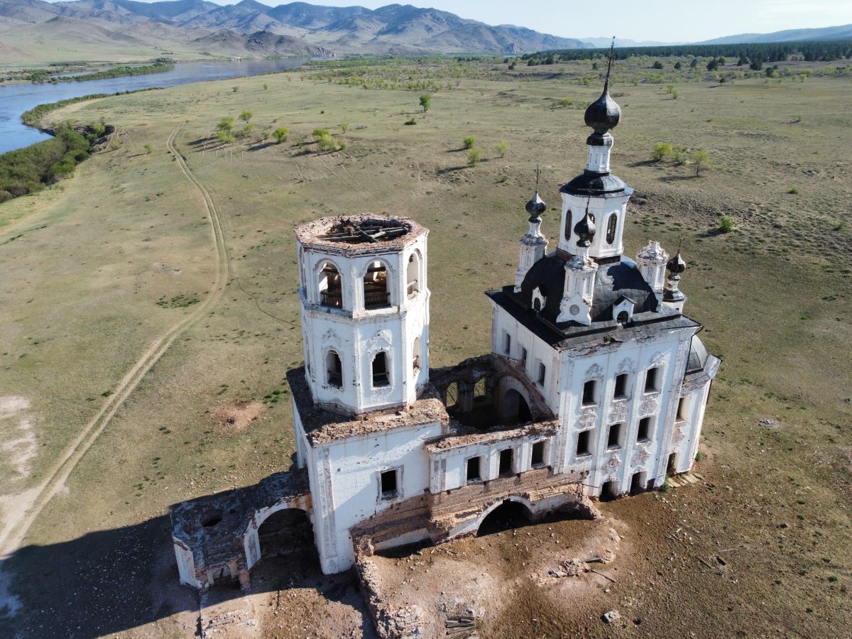 Собор Спаса Нерукотворного Образа, Староселенгинск (Селенгинский район, Республика Бурятия). фасады, Вид с ЮЗ