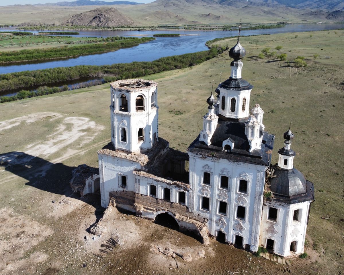 Собор Спаса Нерукотворного Образа, Староселенгинск (Селенгинский район, Республика Бурятия). фасады, Вид с ЮВ