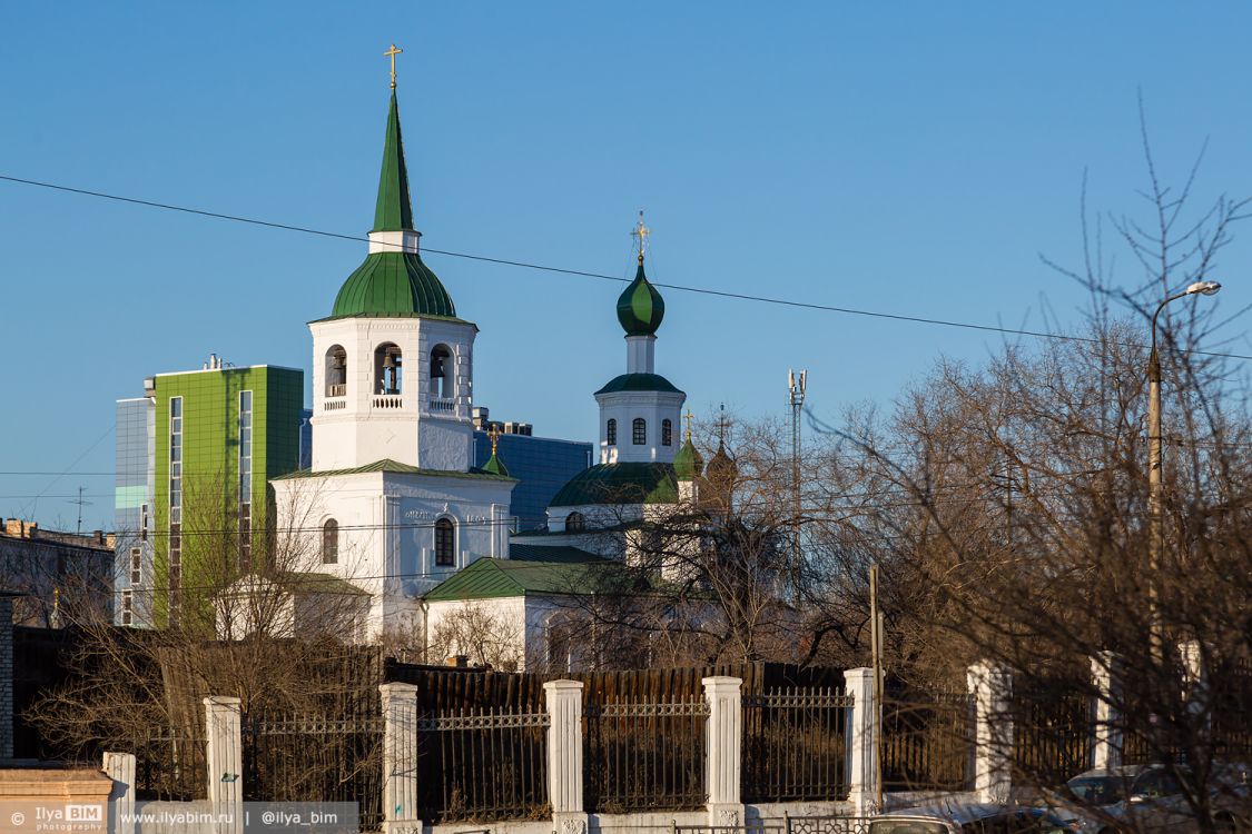 Церковь Троицы Живоначальной, Улан-Удэ (Улан-Удэ, город, Республика Бурятия). общий вид в ландшафте