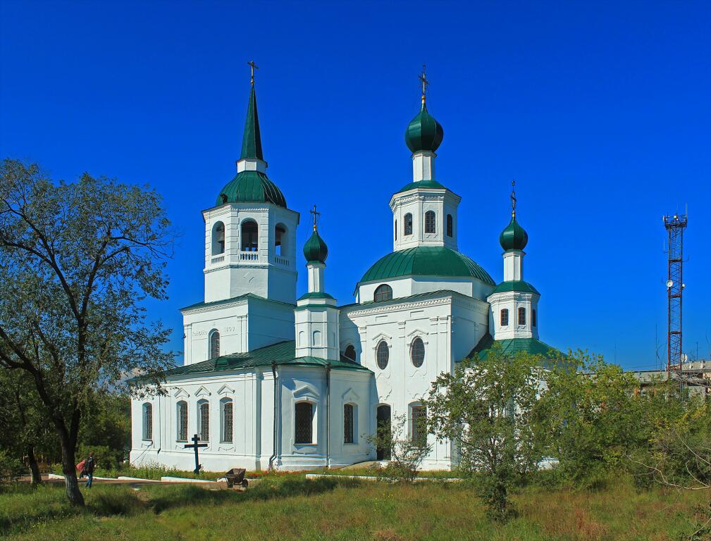 Церковь Троицы Живоначальной, Улан-Удэ (Улан-Удэ, город, Республика Бурятия). фасады, Вид с юго-востока