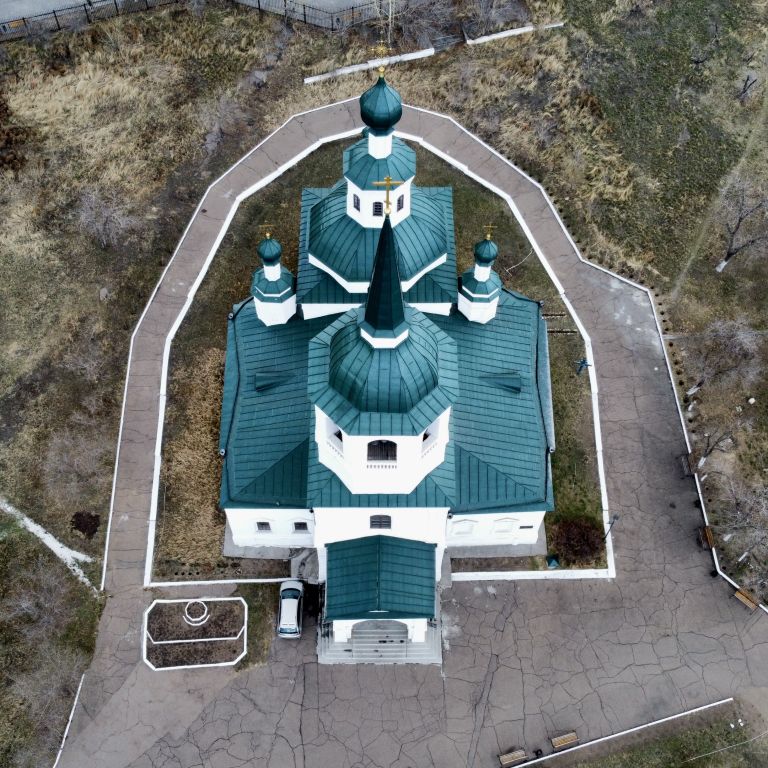 Церковь Троицы Живоначальной, Улан-Удэ (Улан-Удэ, город, Республика Бурятия). дополнительная информация, Сверху