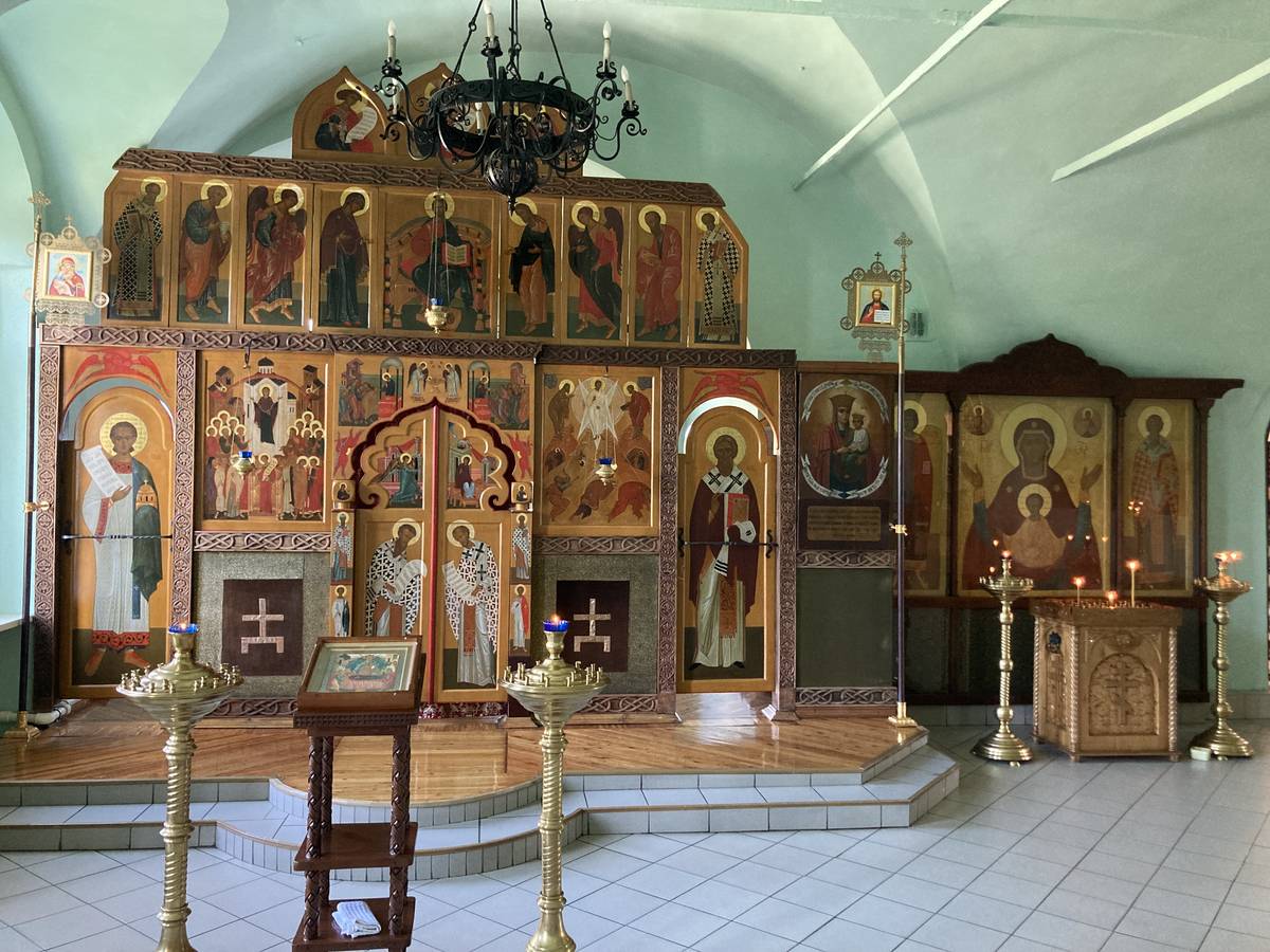 Северный придел, интерьер и убранство. Церковь Троицы Живоначальной, Улан-Удэ (Улан-Удэ, город, Республика Бурятия)