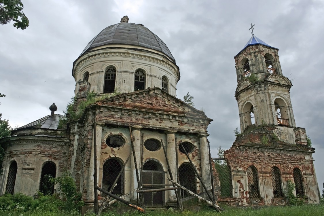 Церковь Троицы Живоначальной, Сопины (Боровичский район, Новгородская область). документальные фотографии