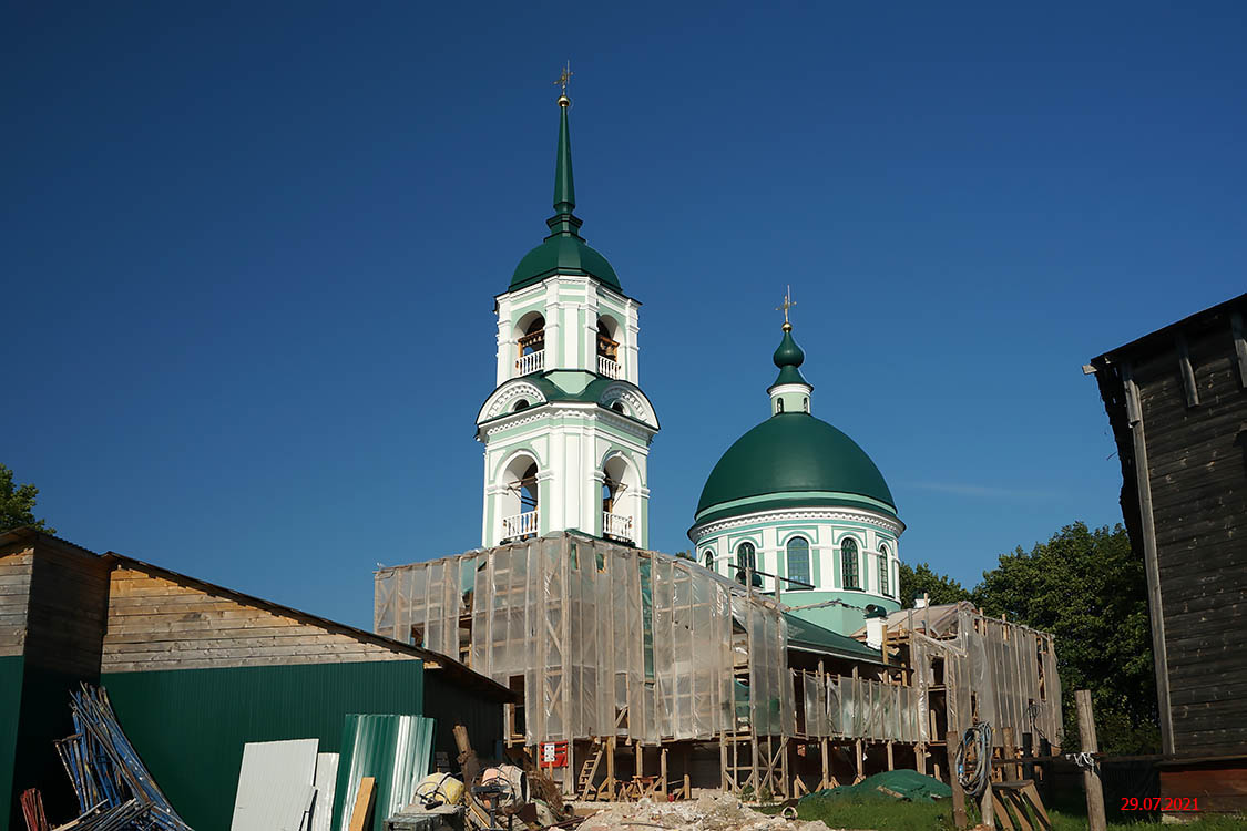 Церковь Троицы Живоначальной, Сопины (Боровичский район, Новгородская область). документальные фотографии