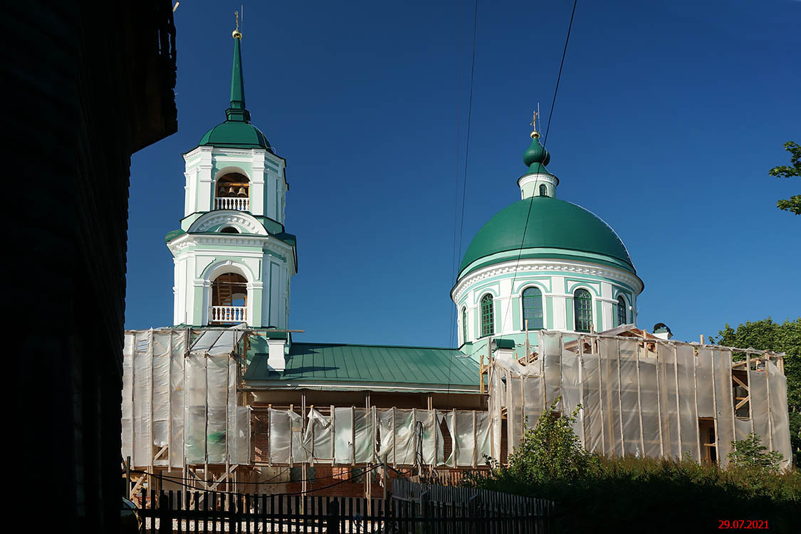 Сопины. Церковь Троицы Живоначальной. документальные фотографии