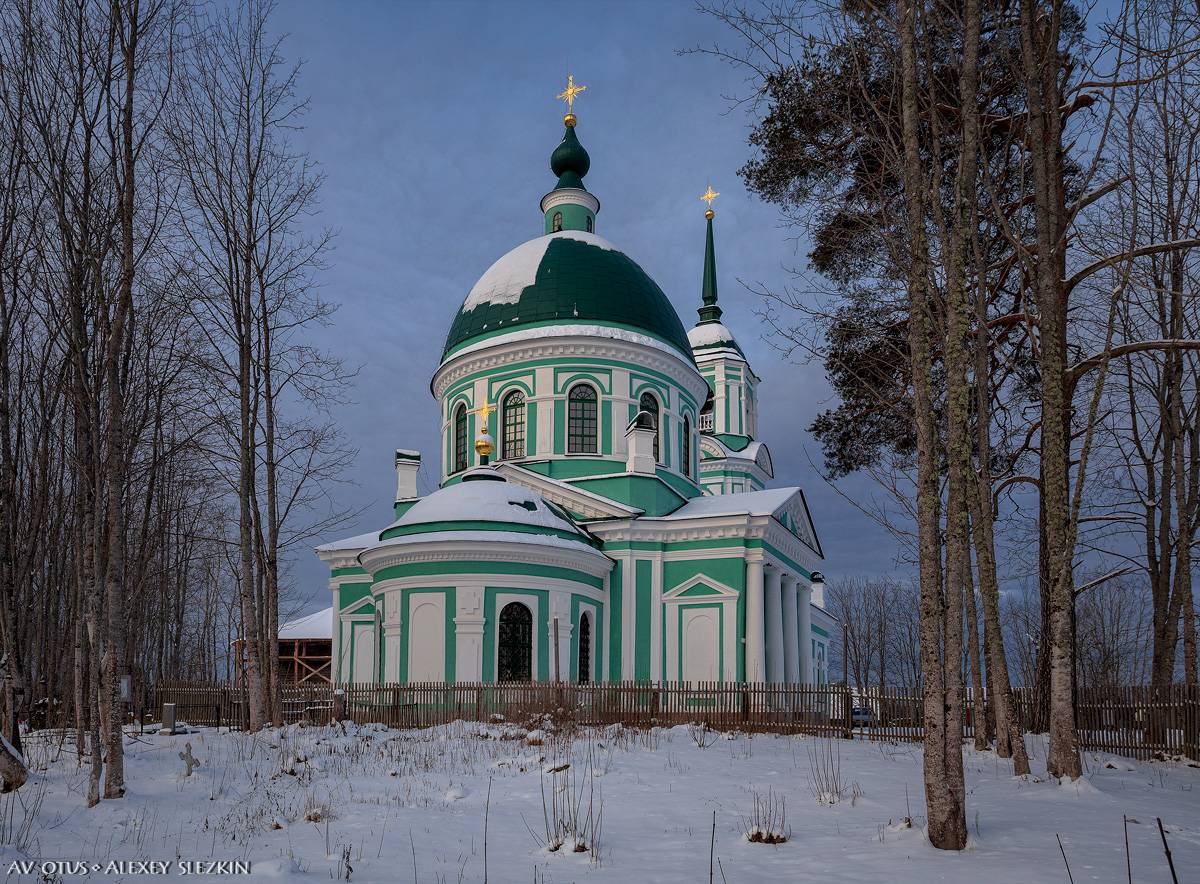 фасады. Церковь Троицы Живоначальной, Сопины (Боровичский район, Новгородская область)