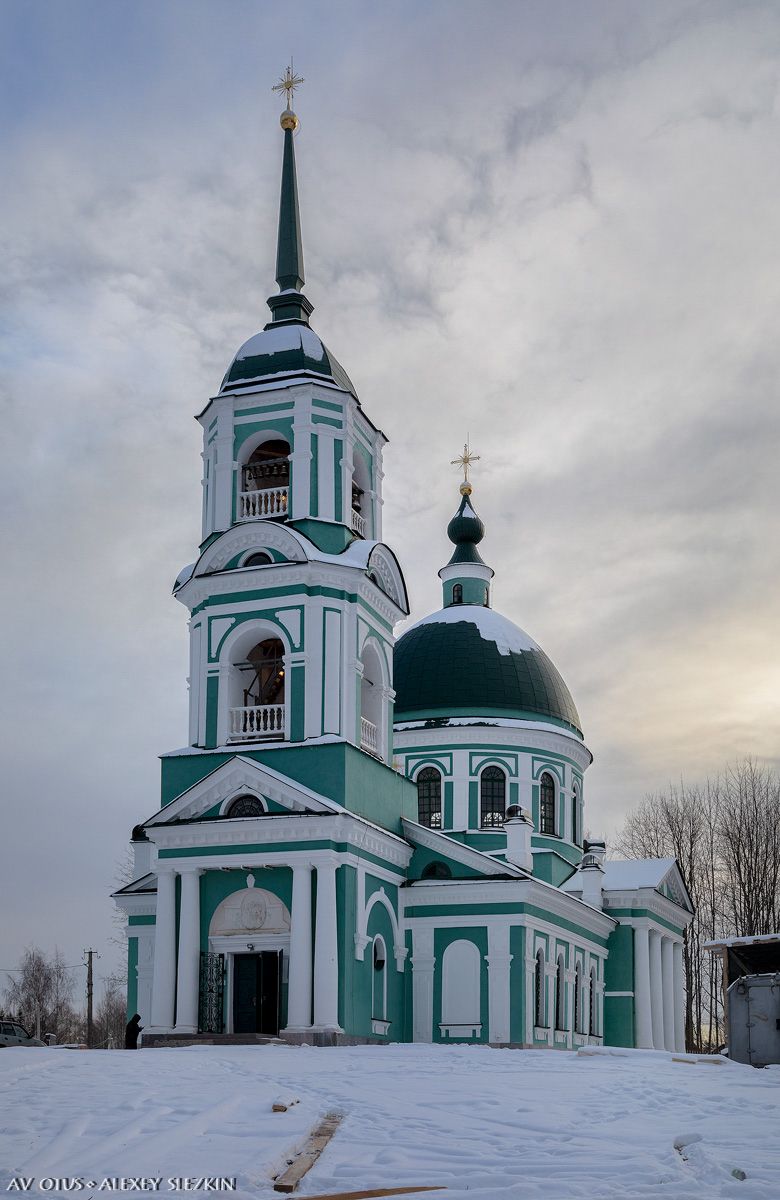 фасады. Церковь Троицы Живоначальной, Сопины (Боровичский район, Новгородская область)