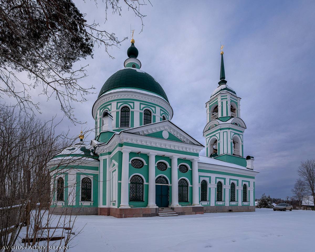 фасады. Церковь Троицы Живоначальной, Сопины (Боровичский район, Новгородская область)