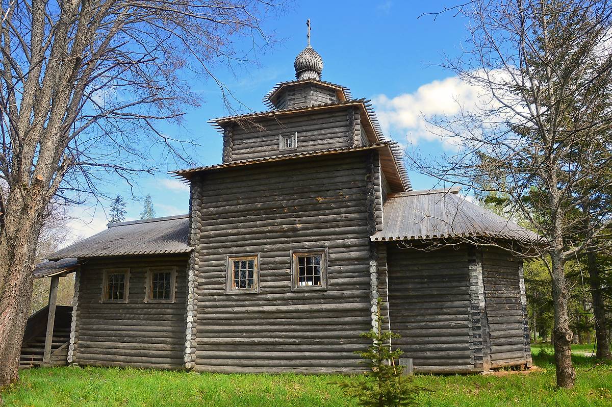 фасады. Церковь Александра Невского (деревянная), Кончанское-Суворовское (Боровичский район, Новгородская область)