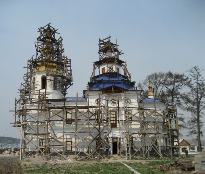 Усть-Куда. Церковь Казанской иконы Божией Матери. документальные фотографии