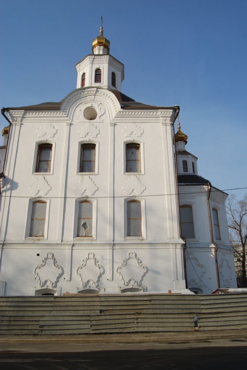 Церковь Михаила Архангела (Харалампия), Иркутск (Иркутск, город, Иркутская область). архитектурные детали, Южная стена