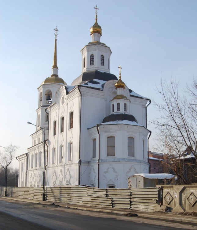 Церковь Михаила Архангела (Харалампия), Иркутск (Иркутск, город, Иркутская область). фасады, Вид с юго-востока