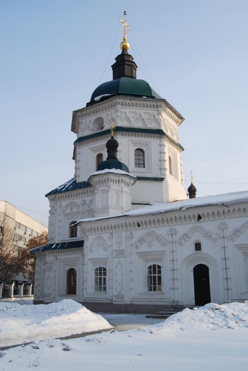 Церковь Троицы Живоначальной, Иркутск (Иркутск, город, Иркутская область). архитектурные детали, Вид с севера