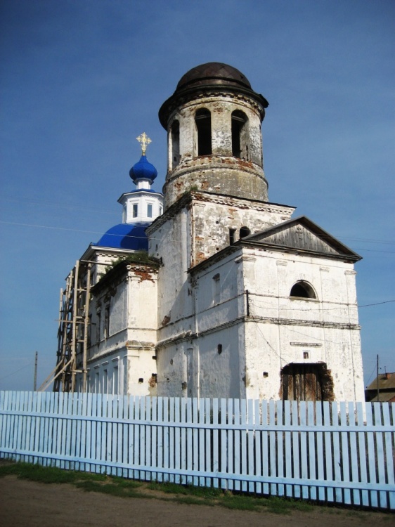 Творогово. Церковь Казанской иконы Божией Матери. общий вид в ландшафте