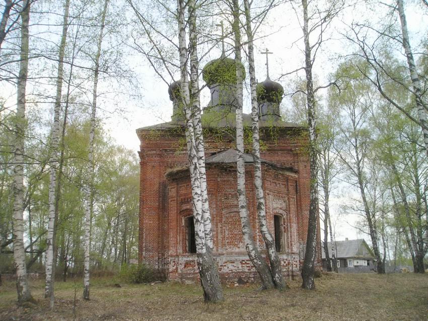 Церковь Воскресения Христова, Бурцево (Балахнинский район, Нижегородская область). фасады