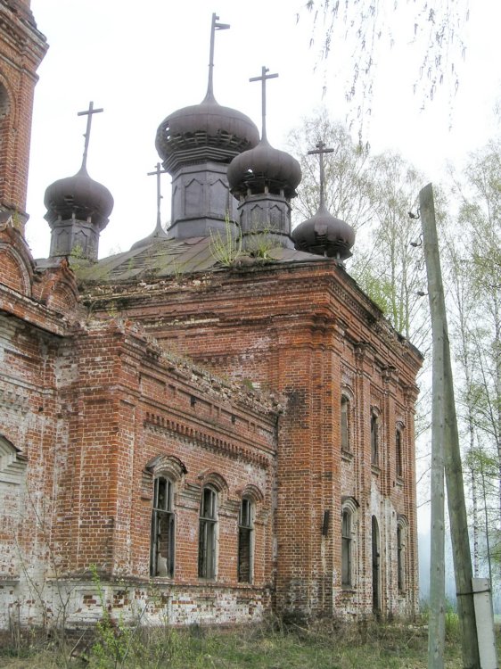 Бурцево. Церковь Воскресения Христова. фасады