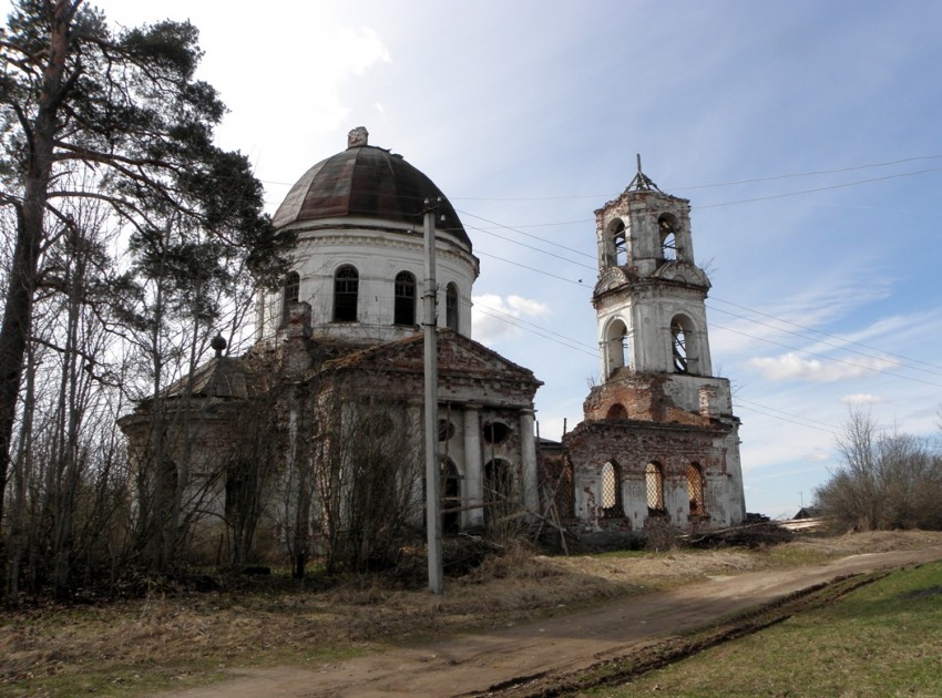 Церковь Троицы Живоначальной, Сопины (Боровичский район, Новгородская область). документальные фотографии