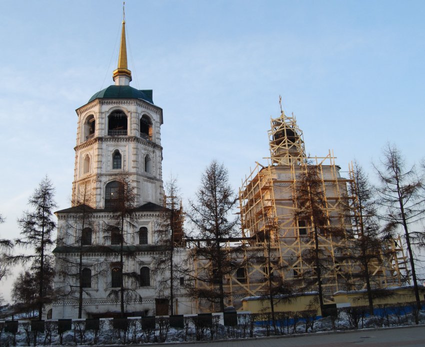 Церковь Спаса Нерукотворного Образа, Иркутск (Иркутск, город, Иркутская область). документальные фотографии, Вид с юга