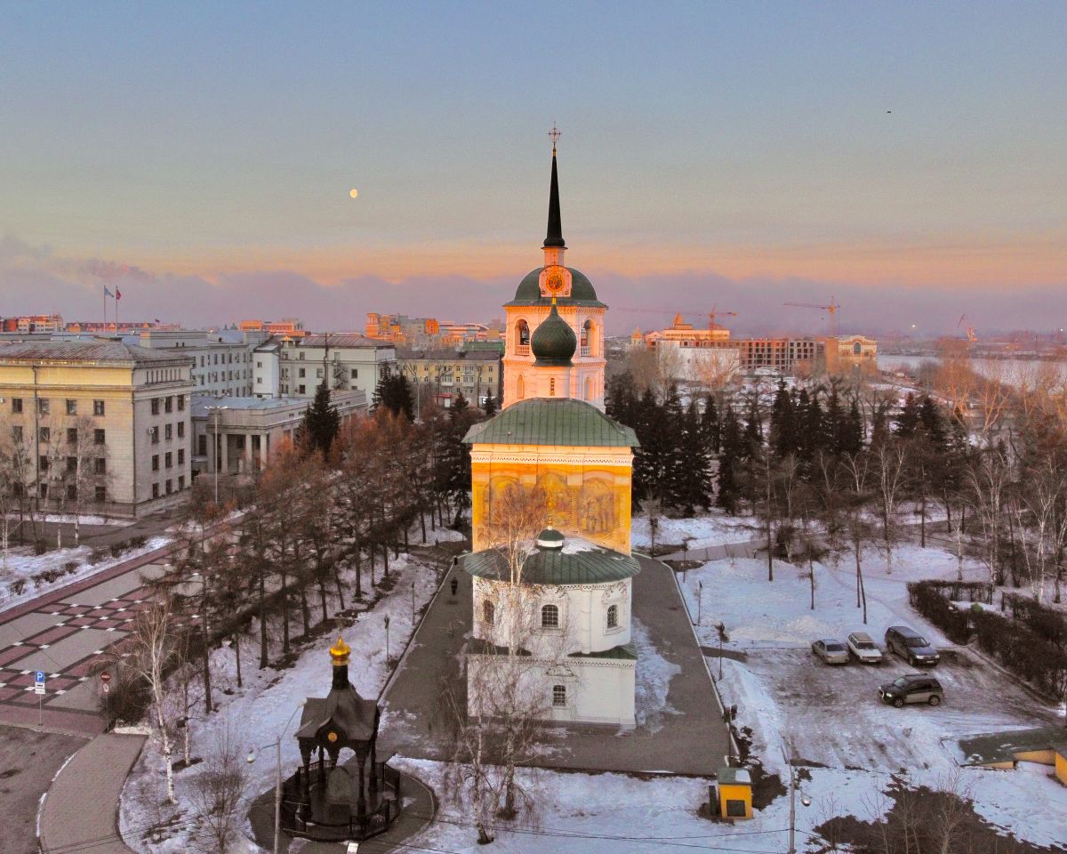 Церковь Спаса Нерукотворного Образа, Иркутск (Иркутск, город, Иркутская область). фасады, Вид с востока