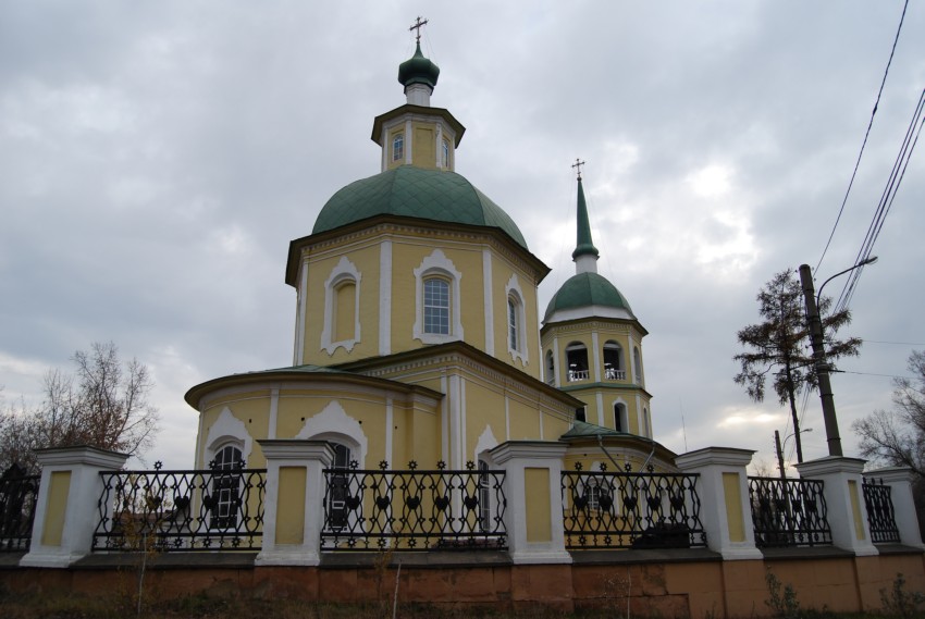 Иркутск. Церковь Спаса Преображения. фасады, Вид с северо-востока