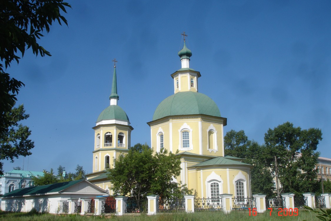 Иркутск. Церковь Спаса Преображения. фасады