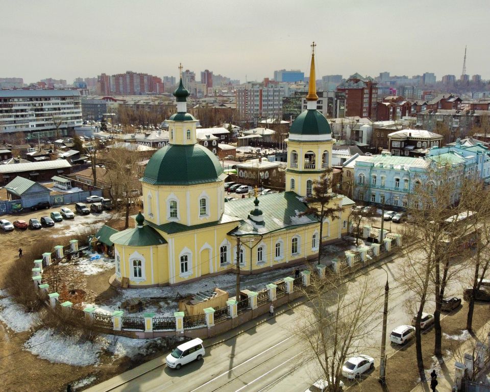 Церковь Преображения Господня, Иркутск (Иркутск, город, Иркутская область). фасады, Вид с севера