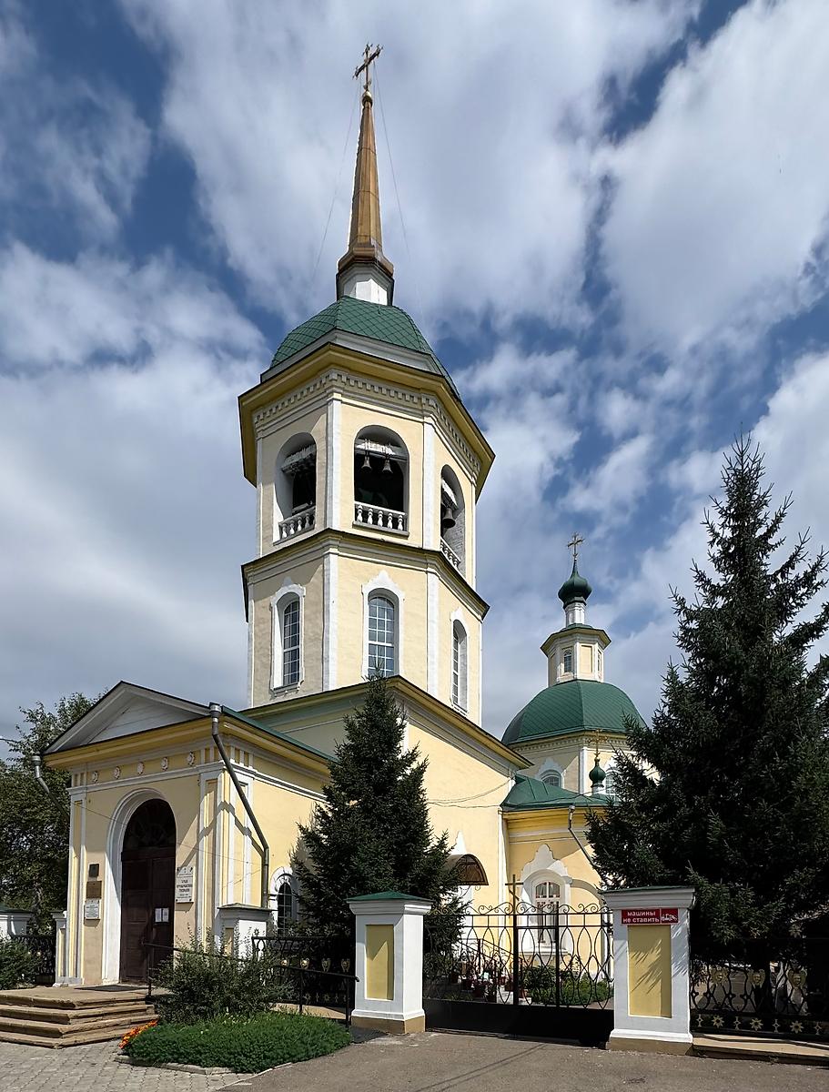 Вид с юго-запада, фасады. Церковь Преображения Господня, Иркутск (Иркутск, город, Иркутская область)