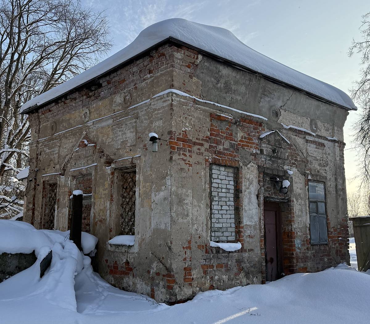 Вид с северо-запада, фасады. Церковь Нила Столобенского, Михновка (Смоленский район, Смоленская область)