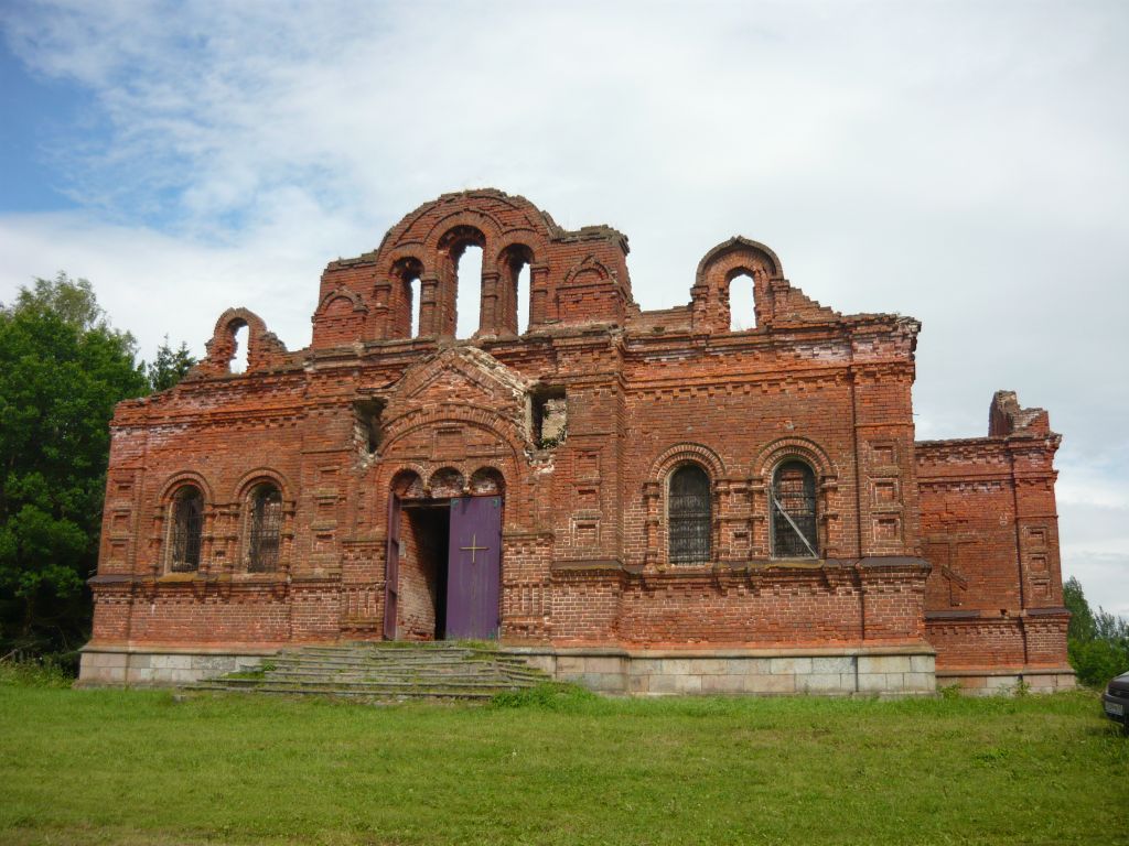 Церковь Казанской иконы Божией Матери, Каспля-2 (Смоленский район, Смоленская область). фасады