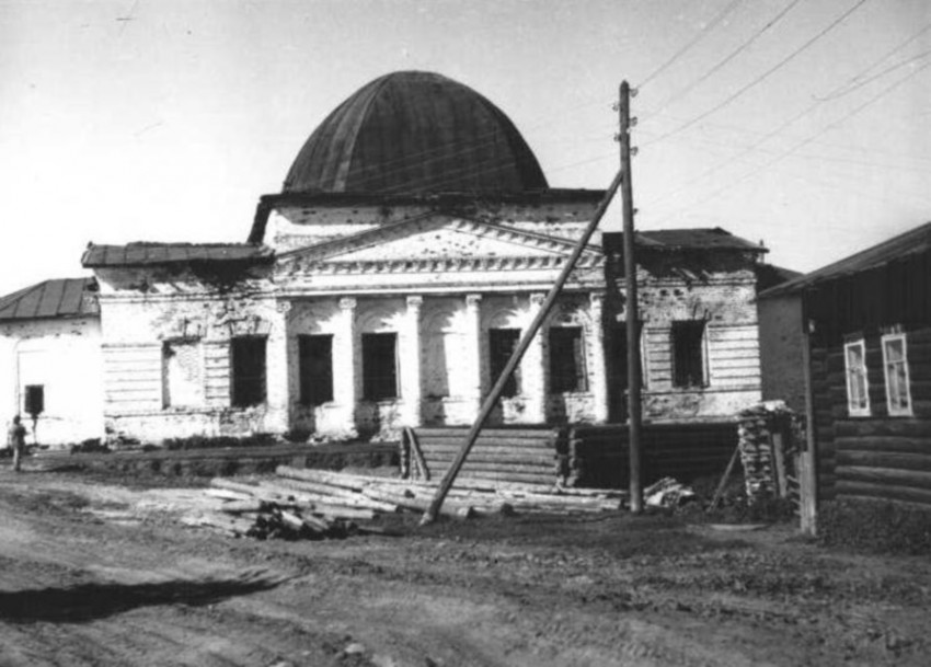 Церковь Введения во храм Пресвятой Богородицы, Оквад (Усть-Вымский район, Республика Коми). архивная фотография, фото из паспорта ОКН http://kulturnoe-nasledie.ru/monuments.php?id=1100197000