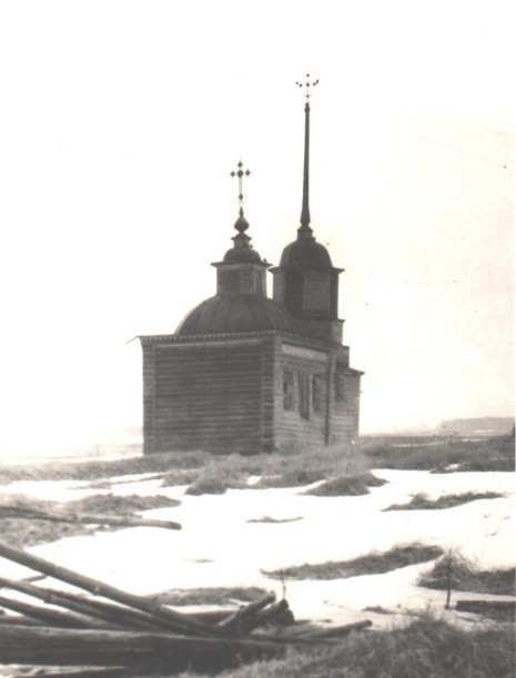 Часовня д.Тыдор, архивная фотография. Часовня Николая Чудотворца, Тыдор (Усть-Вымский район, Республика Коми)