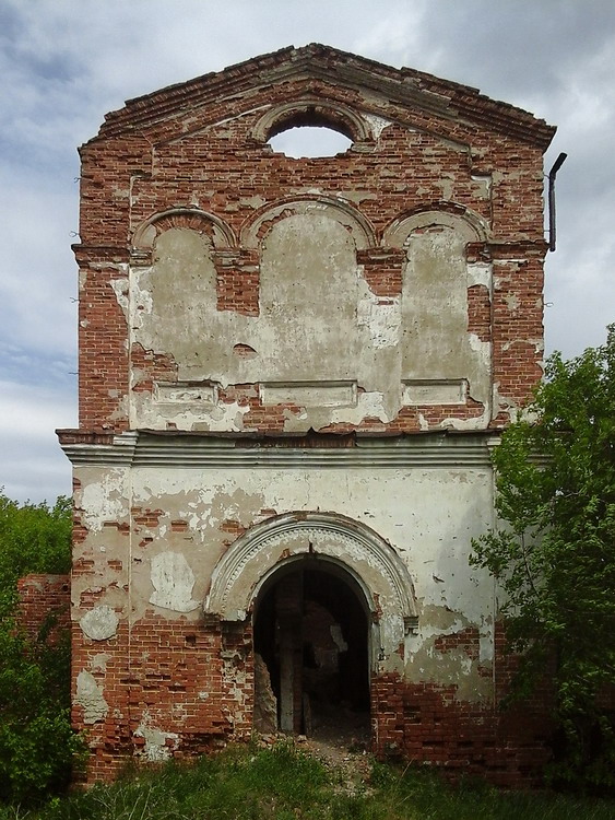 Церковь Илии Пророка, Ильинское (Катайский район, Курганская область). фасады, Западный фасад