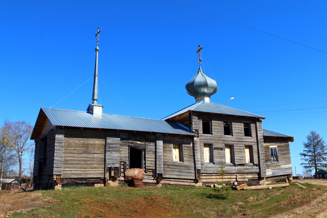 Церковь Покрова Пресвятой Богородицы, Арабач (Усть-Вымский район, Республика Коми). фасады