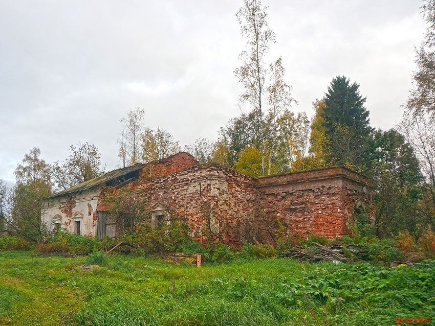 Церковь Благовещения Пресвятой Богородицы, Волок (Боровичский район, Новгородская область). фасады