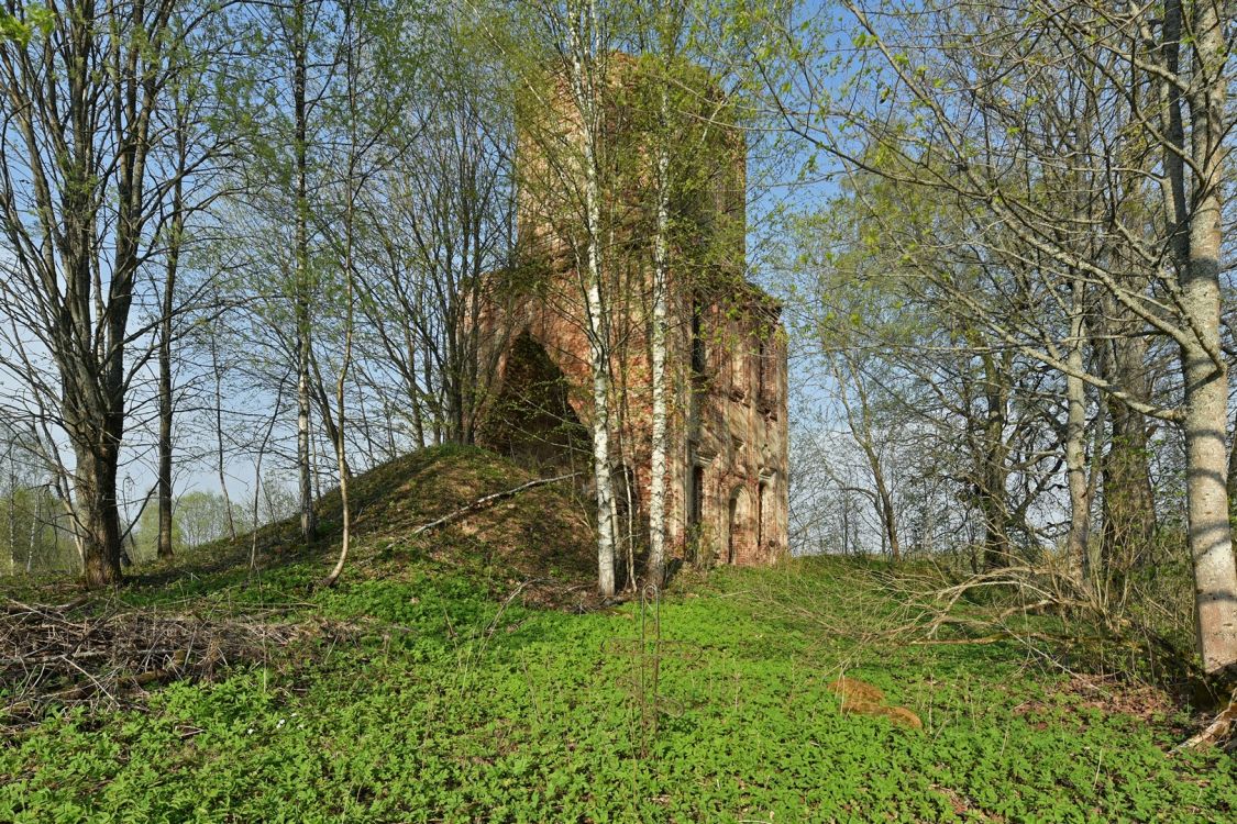 Церковь Сергия Радонежского, Сопоть, урочище (Западнодвинский район, Тверская область). фасады, Вид с юго-запада