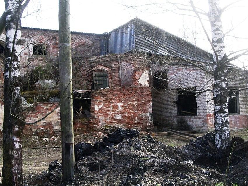 Церковь Рождества Христова, Андреаполь (Андреапольский район, Тверская область). фасады, фрагменты северного фасада с позднейшими наслоениями