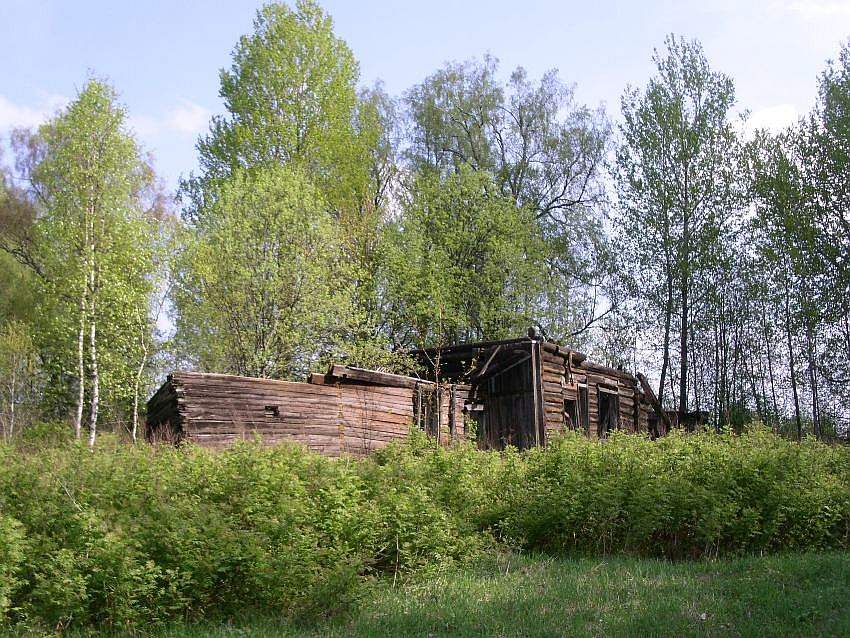 Церковь Покрова Пресвятой Богородицы, Покровское (Торопецкий район, Тверская область). общий вид в ландшафте, вид с юго-запада