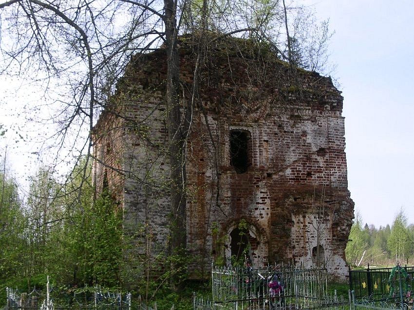 Погост Ратьково. Церковь Рождества Пресвятой Богородицы. фасады, вид с северо-востока