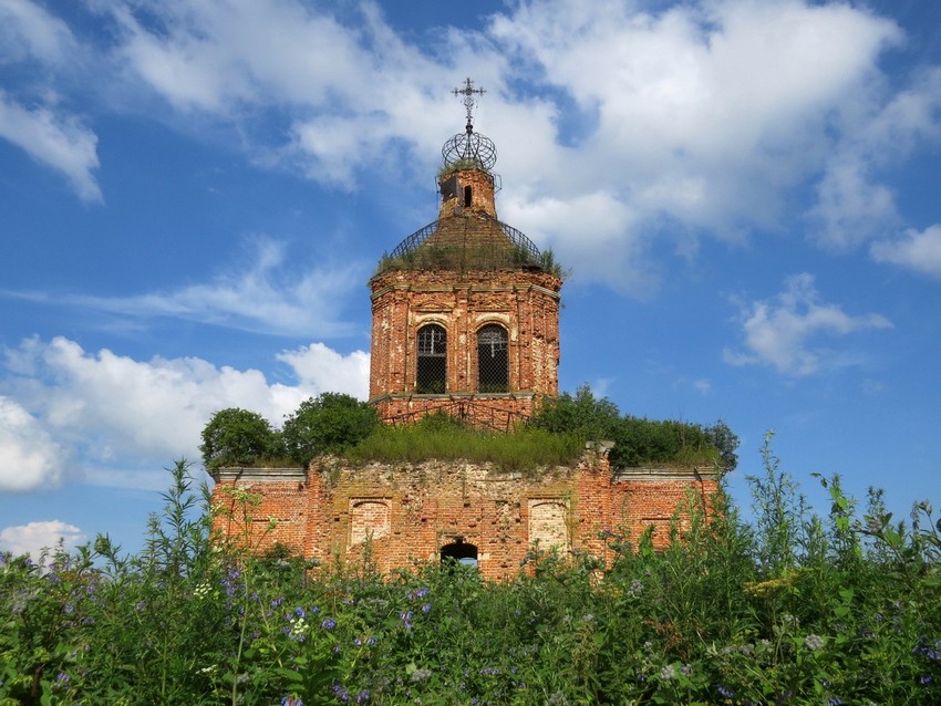 Церковь Спаса Преображения, Жердево (Щёкинский район, Тульская область). фасады