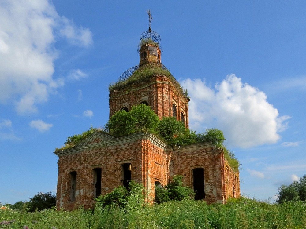 Церковь Спаса Преображения, Жердево (Щёкинский район, Тульская область). фасады