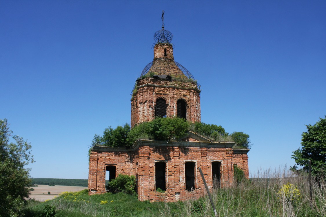 Церковь Спаса Преображения, Жердево (Щёкинский район, Тульская область). фасады