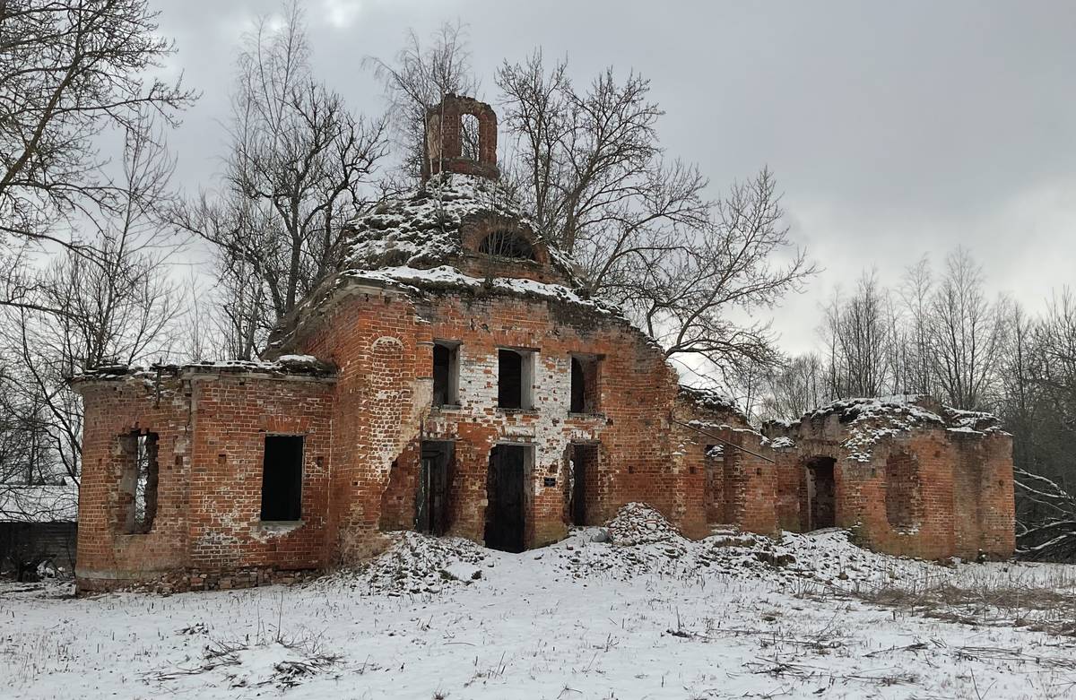 Церковь Казанской иконы Божией Матери, Турино (Заокский район, Тульская область). фасады, Вид с северо-востока