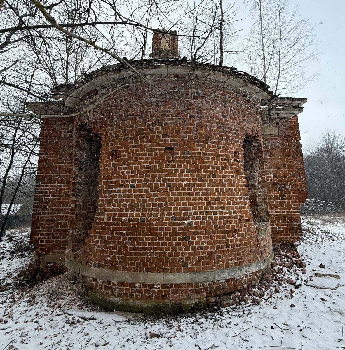 Церковь Казанской иконы Божией Матери, Турино (Заокский район, Тульская область). фасады, Вид с востока