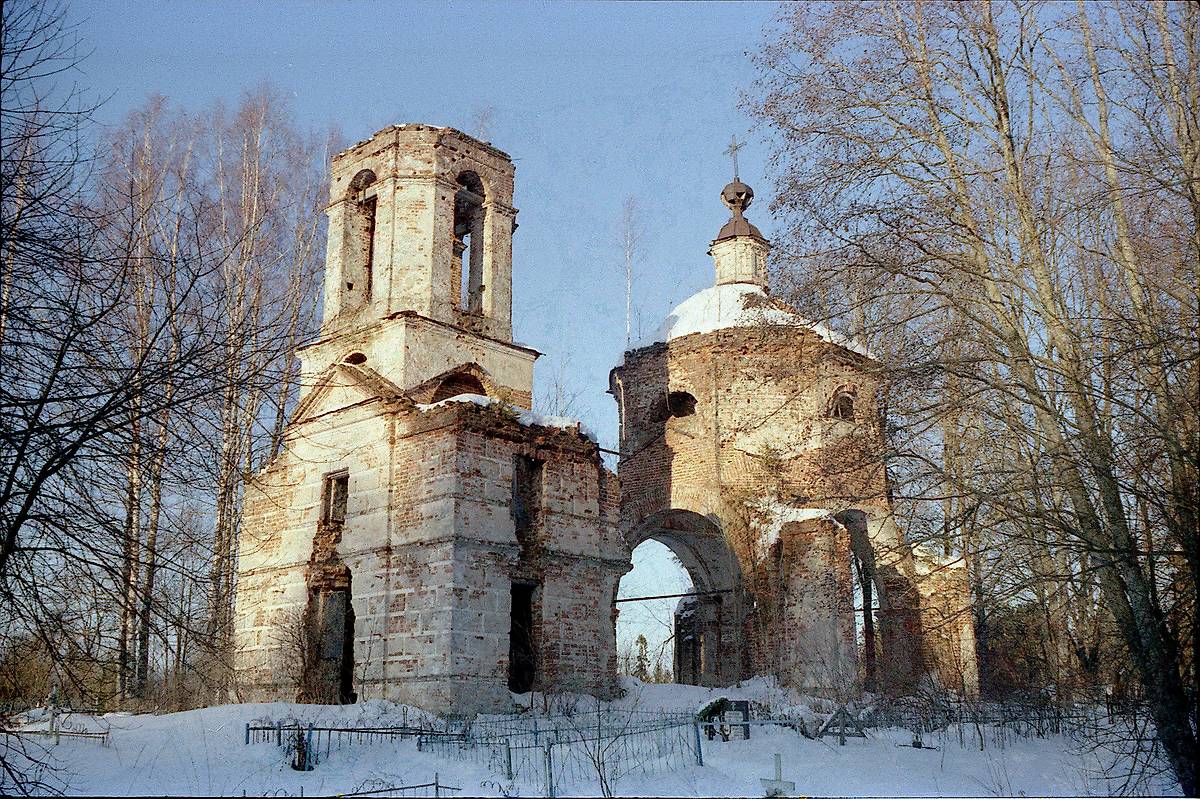 фасады. Церковь Николая Чудотворца, Аристово (ур.Николо-Любуты) (Андреапольский район, Тверская область)