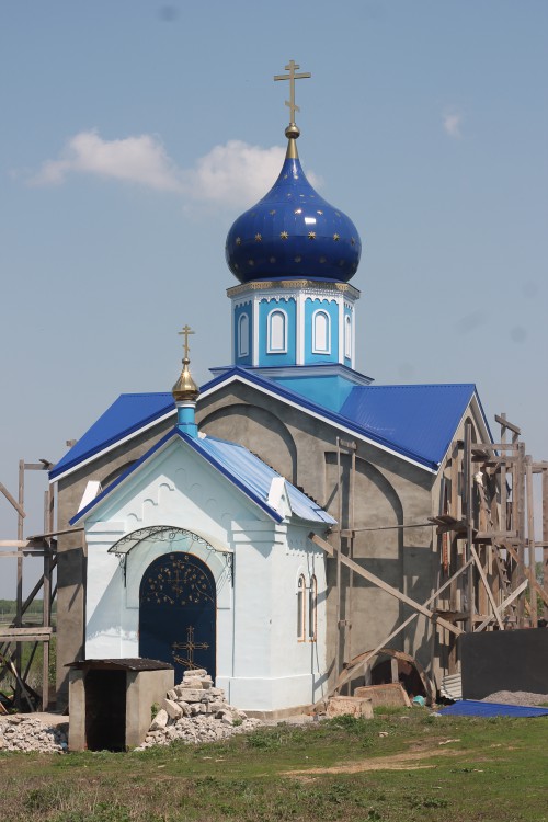 Ламское. Церковь Казанской иконы Божией Матери. общий вид в ландшафте