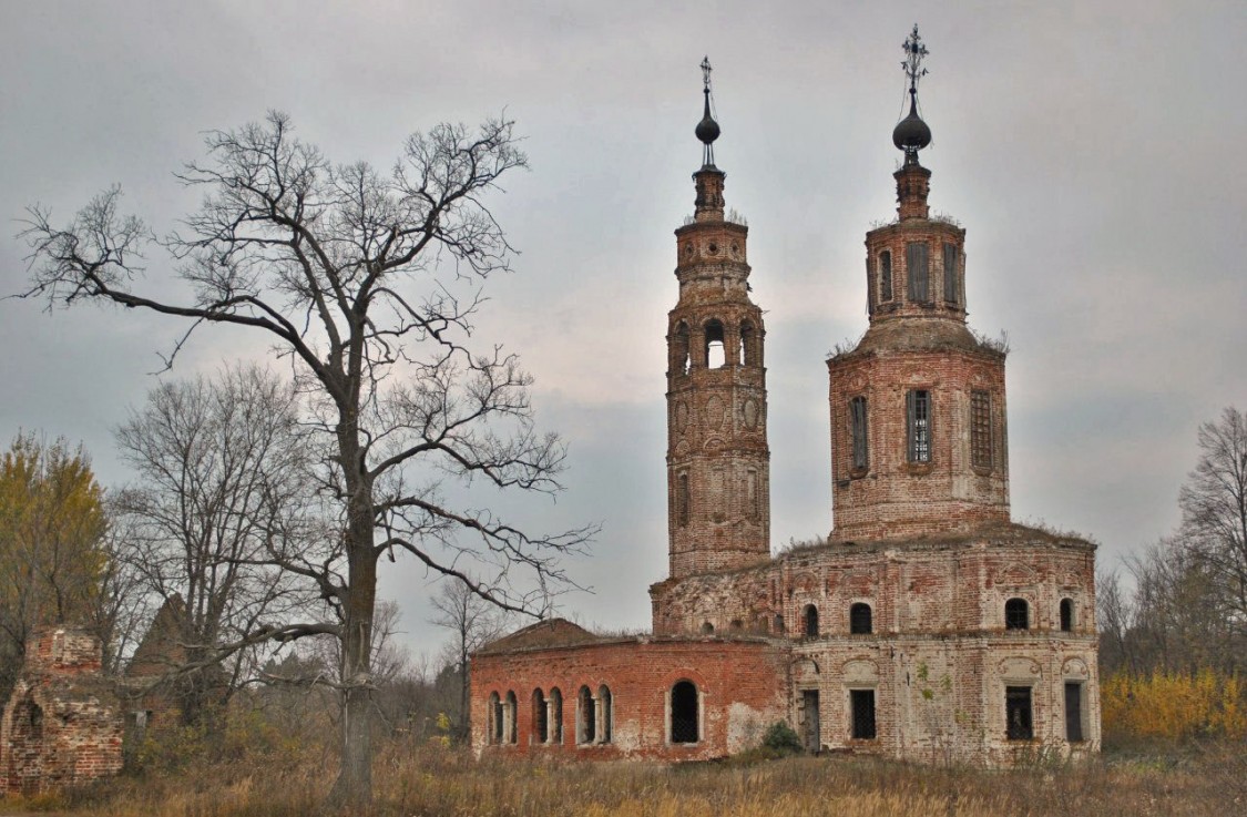 Коленцы. Церковь Благовещения Пресвятой Богородицы. фасады