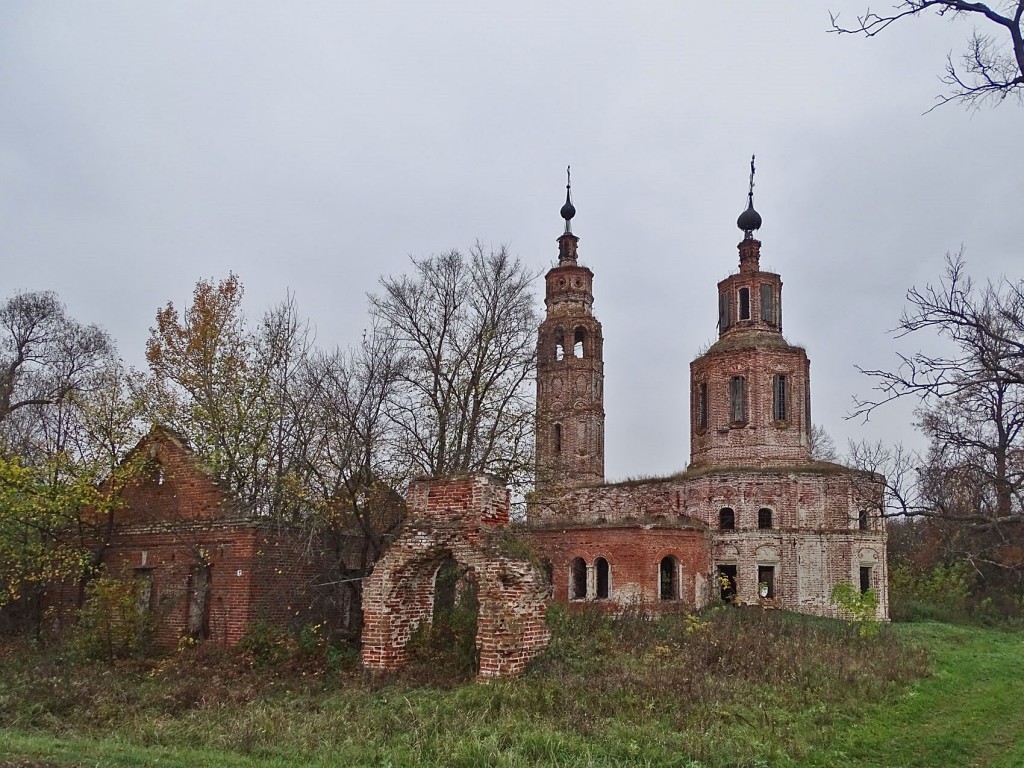 Церковь Благовещения Пресвятой Богородицы, Коленцы (Старожиловский район, Рязанская область). фасады