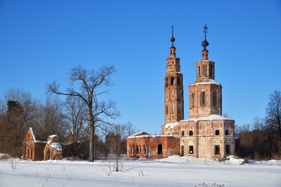 Коленцы. Церковь Благовещения Пресвятой Богородицы. фасады