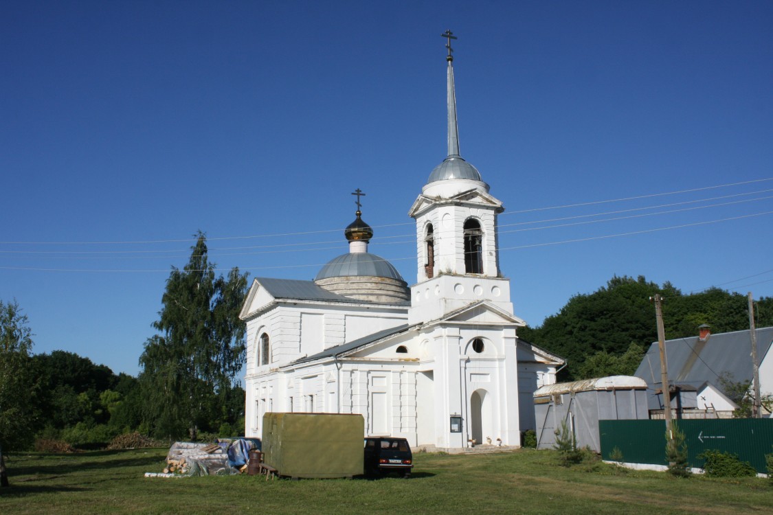 Церковь Казанской иконы Божией Матери, Осаново (Новомосковский район, Тульская область). фасады