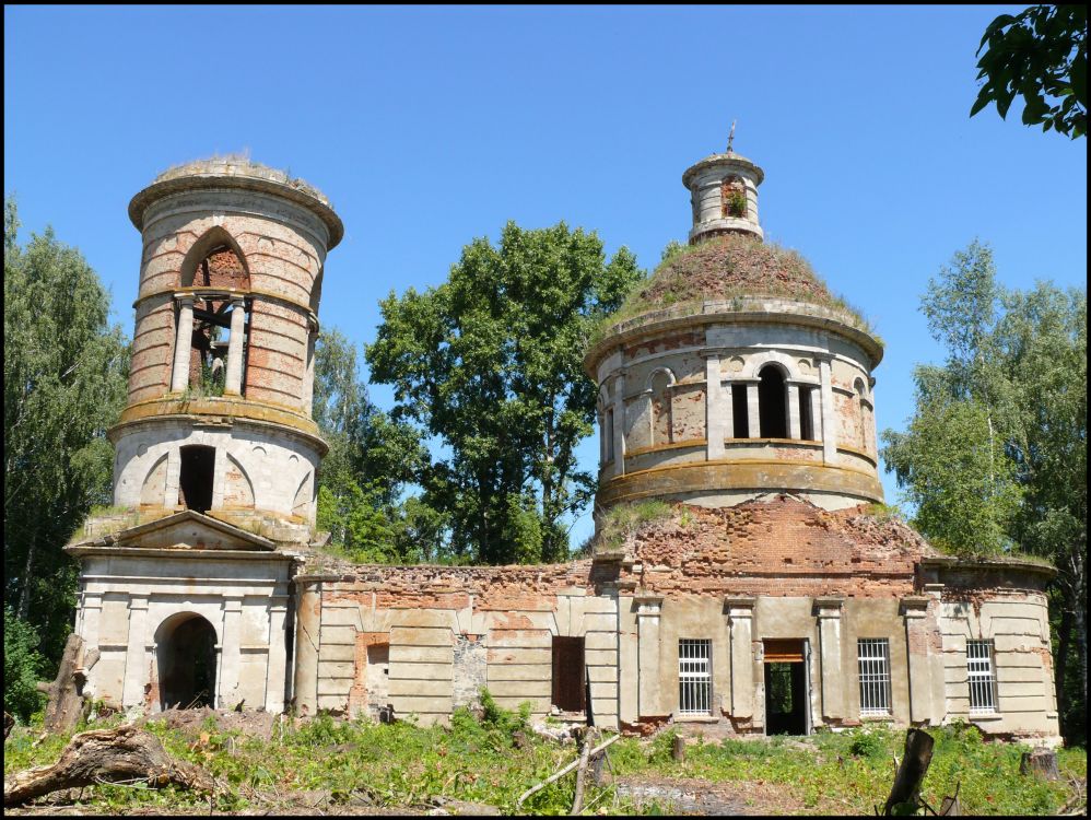 Бороздино. Церковь Успения Пресвятой Богородицы. фасады